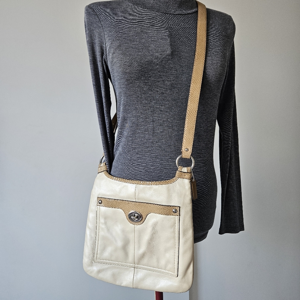 Coach Penelope Flat Leather Crossbody Bag